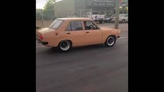 Datsun 1200 Turbo Transbrake Burnout