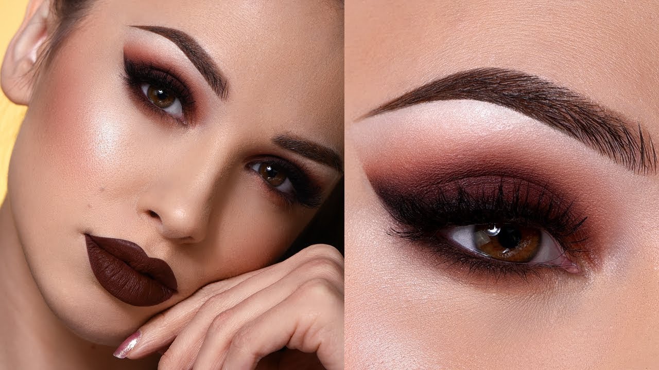 Simple Makeup For Dark Brown Eyes Saubhaya Makeup
