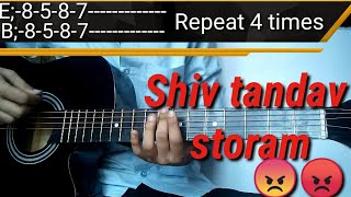 Shiv tandav Storam tutorial guitar tabs video/Soul of guitar.