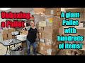 Unboxing a Giant Pallet of Hundreds of Items that are super fun! Check it out!