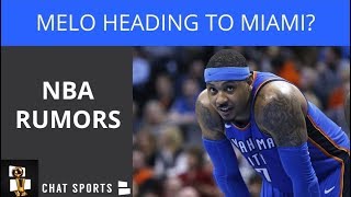 NBA Rumors: Carmelo Heading To Miami, Curry Pumped About Cousins, Capela Rejects Houston's Offer
