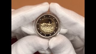 Monaco 2015 euro Proof - 800th anniversary of the construction of the first Castle on the rock