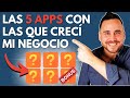 Las 5 apps con las que crecí mi negocio (+1 bonus)