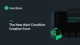 The New Alert Condition Creation Form