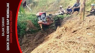 BAJAK SAWAH | Traktor Kubota G3000 turun ke sawah lagi setelah lama istirahat