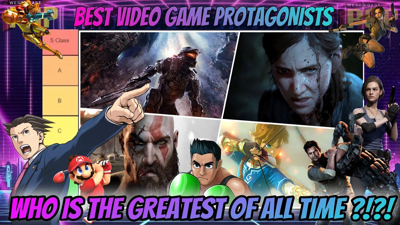 RANKING THE BEST VIDEO GAME PROTAGONISTS OF ALL TIME TIER LIST - YouTube