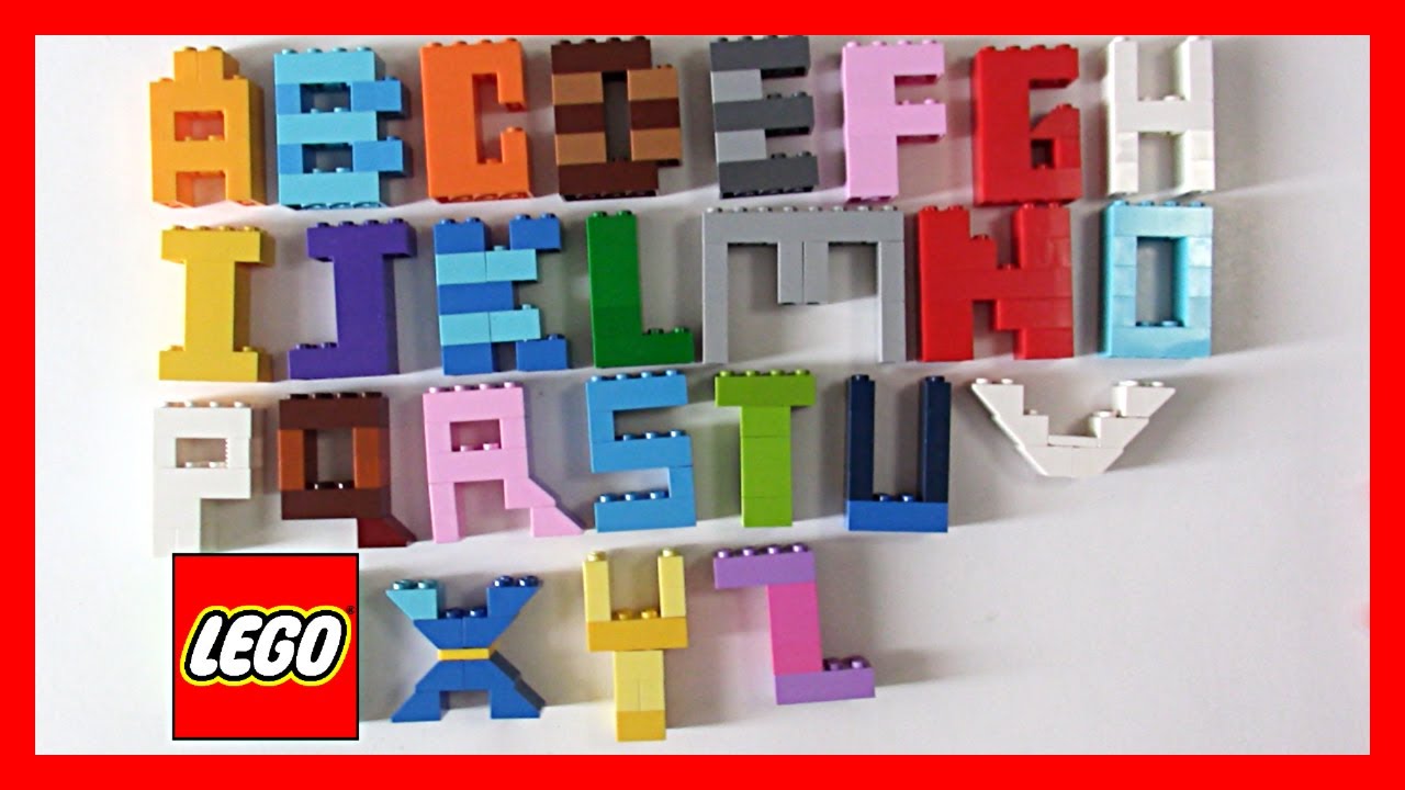 How To Make LEGO Alphabet Letters | Complete Version From ABC To Z ...