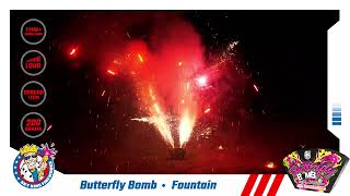 Butterfly Bomb - 200 Gram Fountain