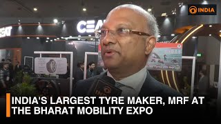 India's largest tyre maker, MRF at the Bharat Mobility Expo | DD India