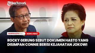 Rocky Gerung Ungkap Isi Dokumen Hasto yang Disimpan Connie di Rusia