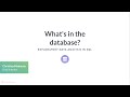 SQL Tutorial: What's in the database?