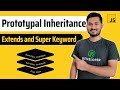 Prototypal Inheritance | Extends and Super Keyword in JS | The Complete JavaScript Course | Ep.86