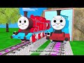 【踏切アニメ】あぶない電車 train thomas 🚦 fumikiri 3d railroad crossing animation keretaapi 2024