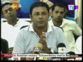 news1st slfp activists requested former minister basil rajapaksa not to destroy the party