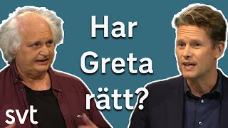 Har Greta Thunberg rätt i klimatfrågan? | Opinion live | SVT