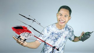 PERTAMA KALI MAIN RC HELICOPTER!! KACAU BANGET!!