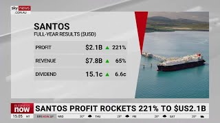 Santos reports massive profit increase