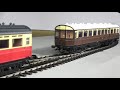 dapol o gauge gwr autocoach model overview u0026 running session