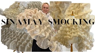 SINAMAY SMOCKING | Arrow Pattern | Smocking Design | Didsbury Art Studio