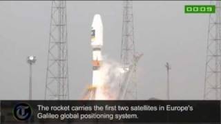 Soyuz rocket blasts off into space from South America carrying Galileo system