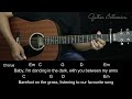 perfect ed sheeran easy guitar tutorial with chords lyrics