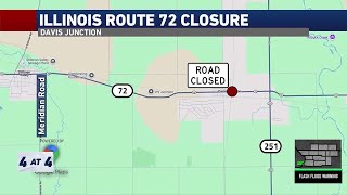 Major road closures coming to IL Route 72 starting July 14