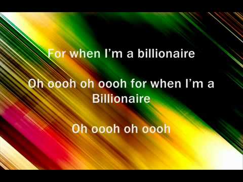 Travis McCoy - I Wanna Be A Billionaire, Lyrics In Video - YouTube