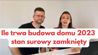 Ile trwa budowa domu parterowego 2023