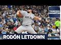 YANKEES POSTCAST: The offense leaves a small village on base and Carlos Rodon STRUGGLES in loss