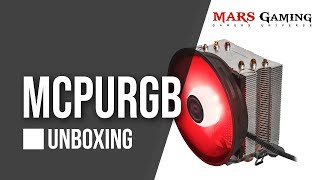 Disipador MCPURGB - Unboxing | Mars Gaming