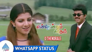 O Thendrale Whatsapp Status Song | Endrendrum Kadhal Song | Vijay | Rambha |  Manoj Bhatnagar