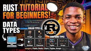 Rust Data Types Explained for Beginners | Integers, Floats, Boolean, Char, Str | Rust Tutorial
