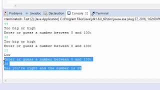 Java while loop compare two numbers if they match
