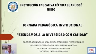 “ATENDAMOS A LA DIVERSIDAD CON CALIDAD”