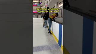 Common mistakes beginners make on ice #skating #figureskating #hockey #iceskating #skate