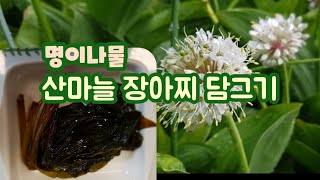 산마늘(명이나물)장아찌 맛있게 만드는법