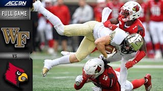 Wake Forest vs. Louisville Full Game | 2018 ACC Football