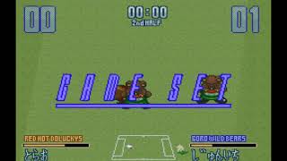 [SNES] Dolucky no A League Soccer - Animal Soccer very funny playthrough