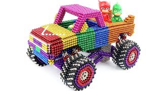 DIY - How To Make Monster Truck with Magnetic Balls (Satisfying and Relaxing) - Magnet Balls
