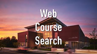 Web Course Search