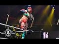 Asuka celebrates winning the NXT Women's Title from Bayley: NXT TakeOver: Dallas on WWE Network