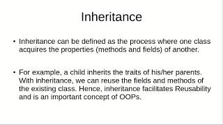 Inheritance and its types in Java programming (Hindi)