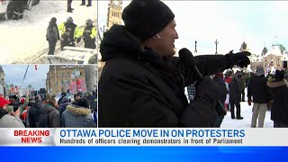 Police retake control of Parliament Hill | Freedom Convoy protests