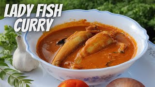 Lady Fish Curry | काने मछली करी | ಕಾಣೆ ಮೀನು ಸಾರು | Kane Fish Curry Udupi Style | Fish Curry Recipe