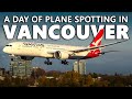 VANCOUVER PLANE SPOTTING! Heavy Traffic at YVR [4K]