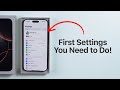 First Settings you NEED to Change on your iPhone!