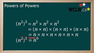 WCLN - Math - Powers of Powers