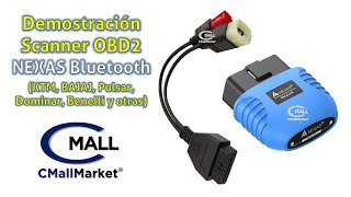 NEXAS Bluetooth Scanner OBD2 Motos KTM Pulsar Dominar Benelli Euro V VENTA COLOMBIA CMallMarket.com