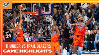 OKC Thunder vs Portland Trail Blazers | Game Highlights | January 23, 2024
