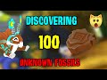 DISCOVERING 100 UNKNOWN FOSSILS! *WILL I GET ALPHA ITEMS?!* 🤔😱